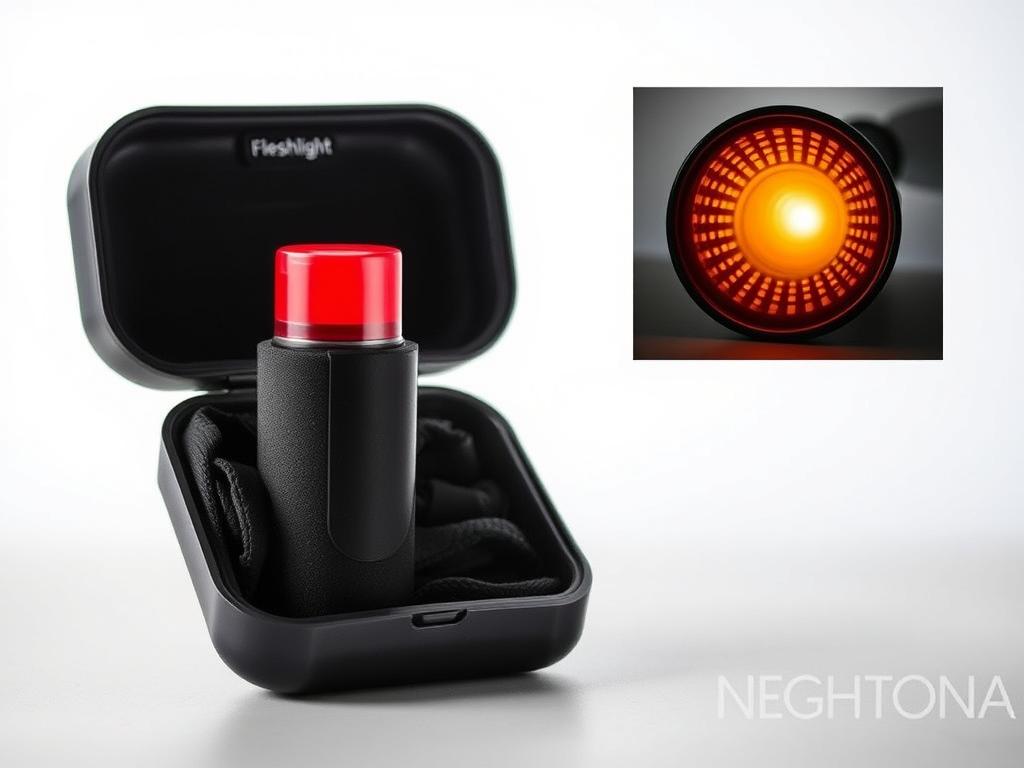 Fleshlight Stamina Training Unit showing case and sleeve texture