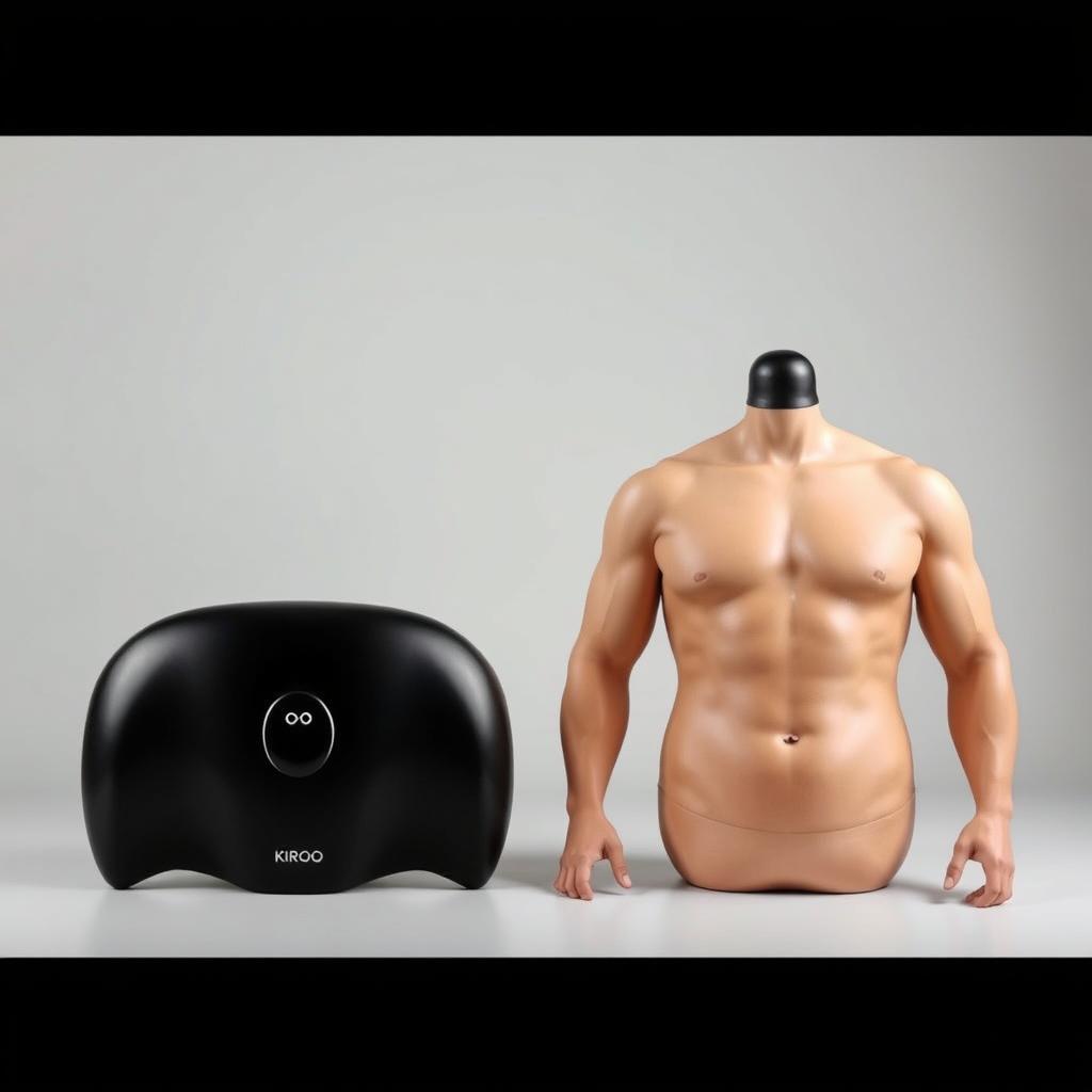 Kiiroo Onyx+ next to Kiiroo Keon for size comparison