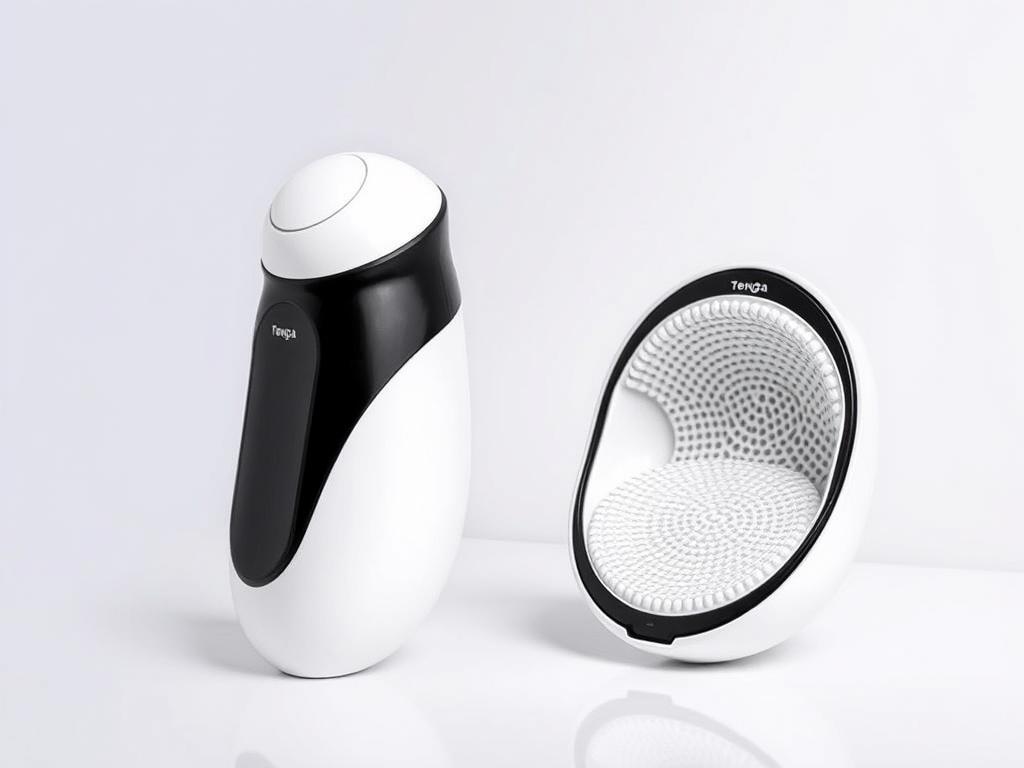 Tenga Flip Zero Evr Vibrotation with open view showing internal texture
